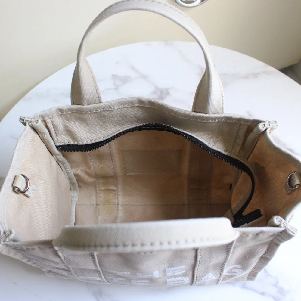 Marc Jacobs Small Tote Bag Beige - Picture 9 of 13